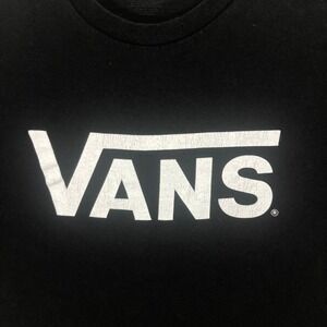 Vans Classic Logo T-Shirt Short‎ Sleeve Crew Neck Black Tee Shirt Men's Size L
